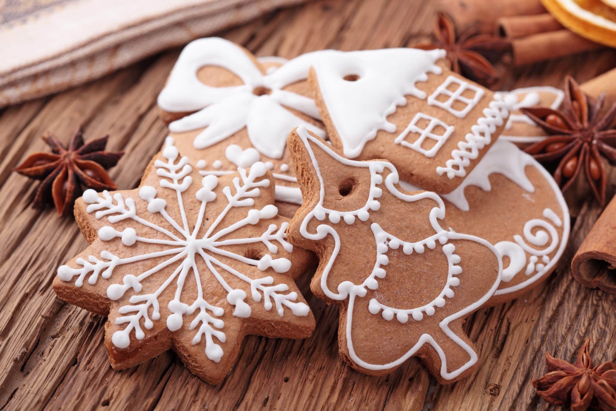 immagine dei biscotti di natale biancolievito